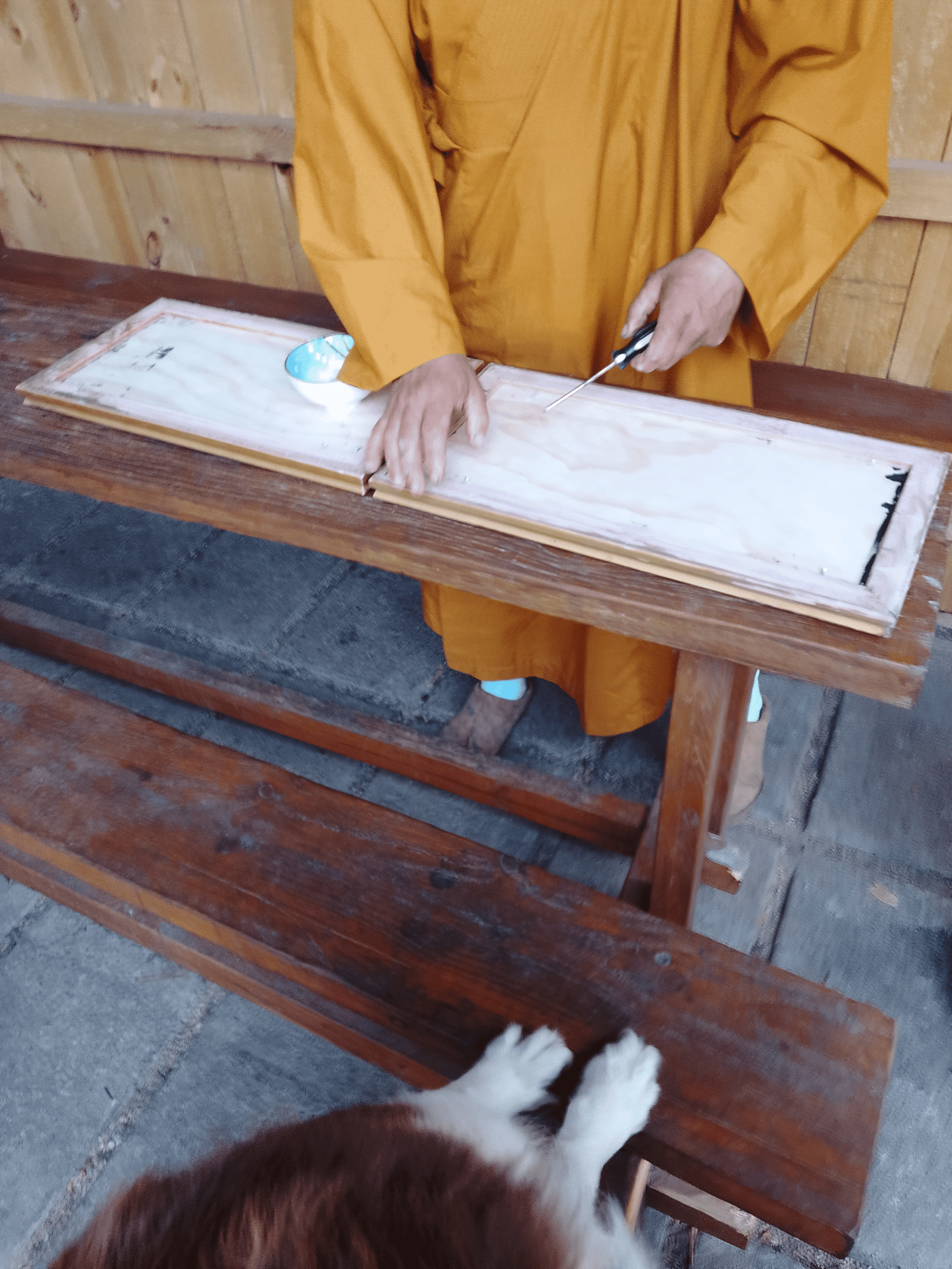 zen master physician venerable xieen peace is a action upcycles into meditation sign with dog zen master physician venerable xieen peaces is a action upcycles into meditation sign with dog
